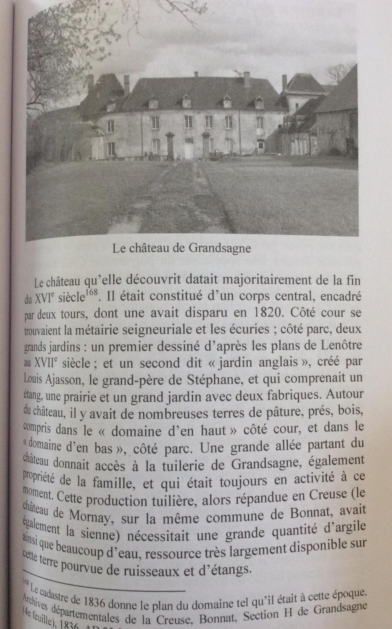 Chateau De Grandsagne Bonnat Esterno foto